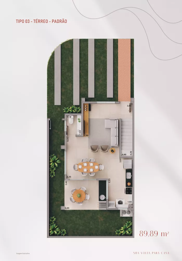 Casa, 3 quartos, 89 m² - Foto 11