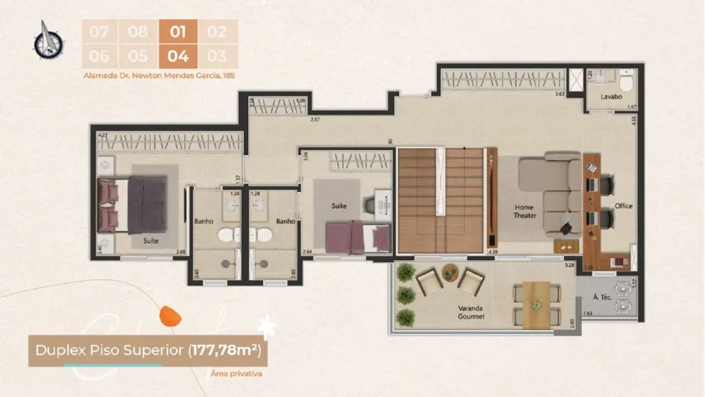 Cobertura, 3 quartos, 165 m² - Foto 5