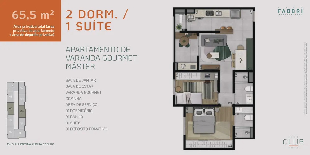 Apartamento, 2 quartos, 64 m² - Foto 16