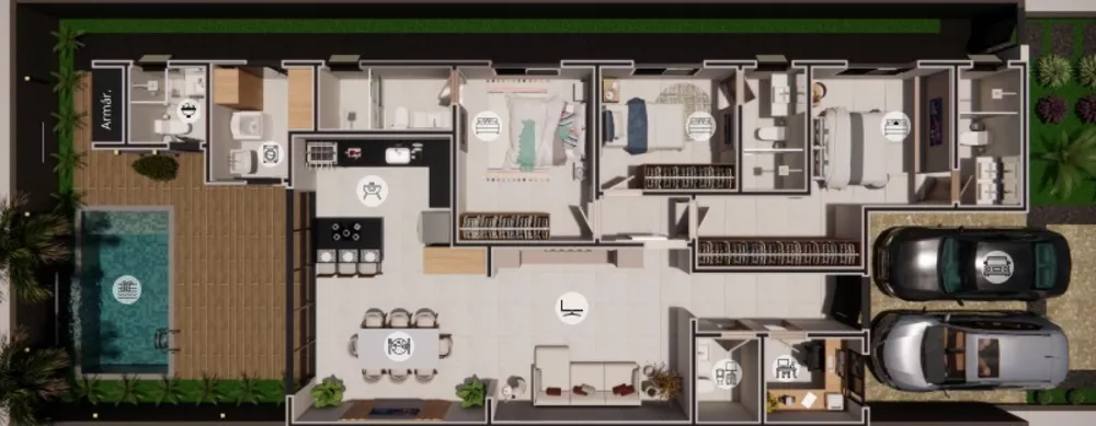 Casa, 3 quartos, 275 m² - Foto 11