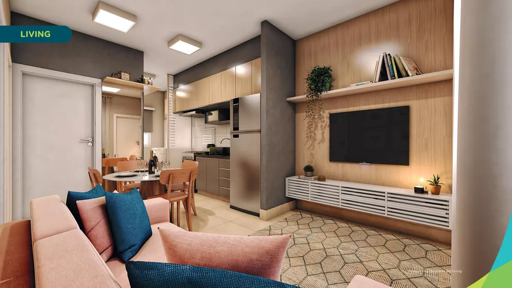 Apartamento, 2 quartos, 45 m² - Foto 2