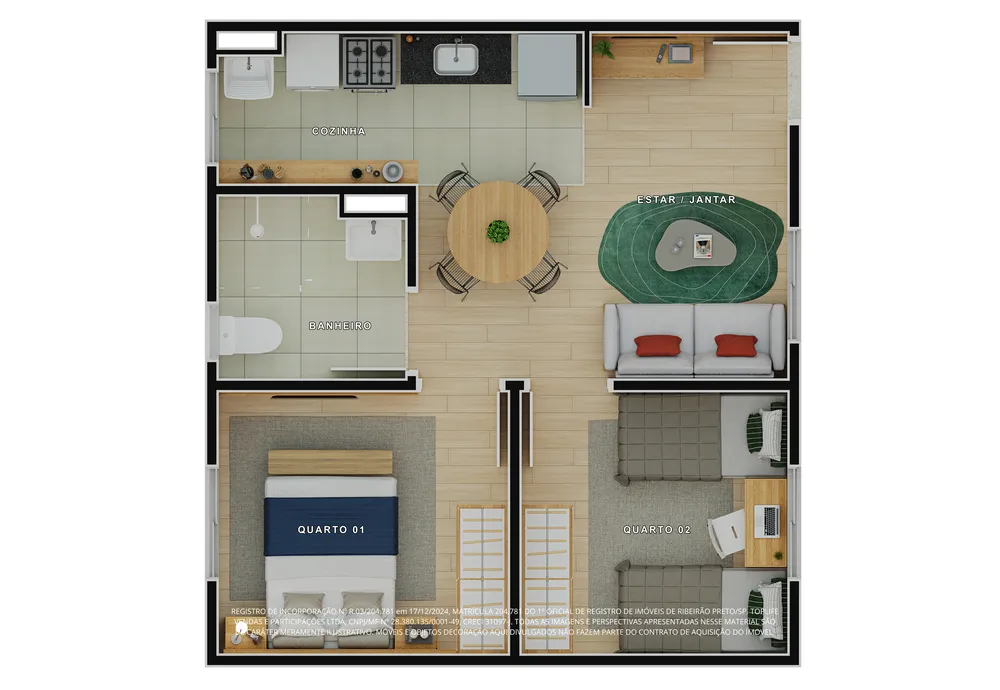 Apartamento, 2 quartos, 44 m² - Foto 16