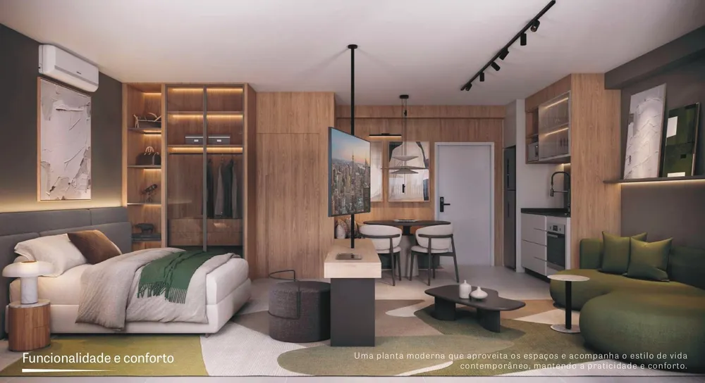 Apartamento, 1 quarto, 48 m² - Foto 1