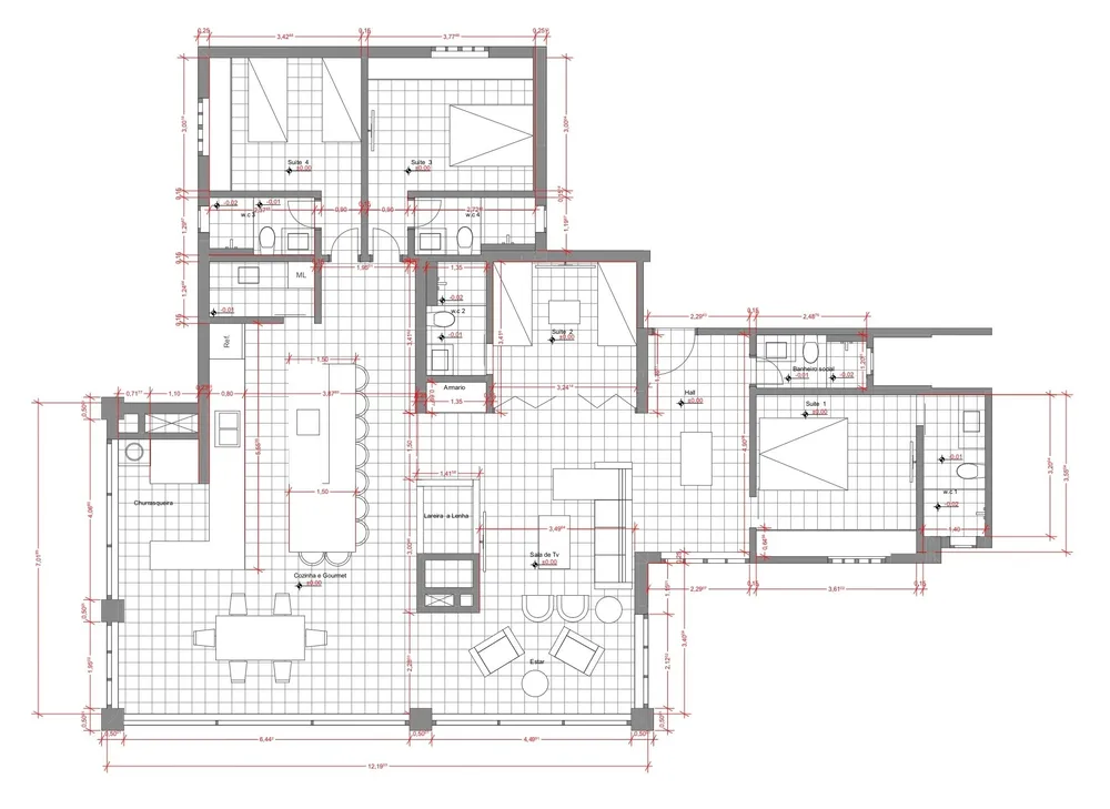 Apartamento, 4 quartos, 190 m² - Foto 3