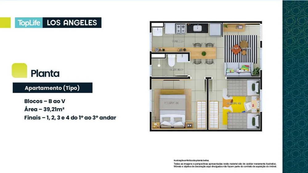 Apartamento, 2 quartos, 39 m² - Foto 15