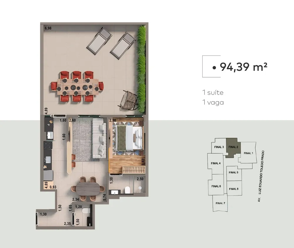 Apartamento, 1 quarto, 79 m² - Foto 13