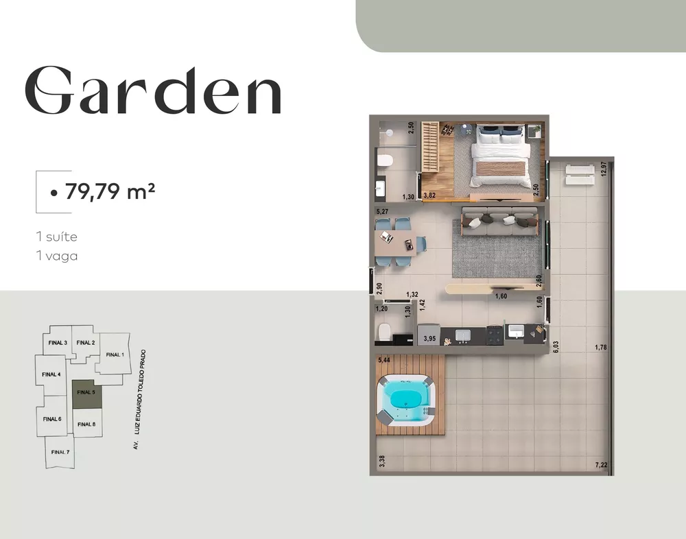 Apartamento, 1 quarto, 79 m² - Foto 12