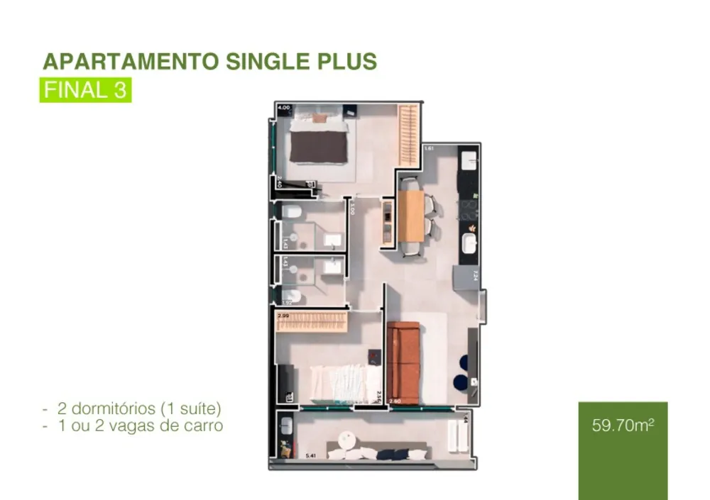 Apartamento, 2 quartos, 53 m² - Foto 16