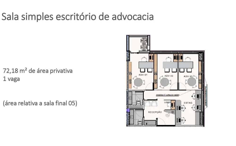 Sala-Conjunto, 72 m² - Foto 13