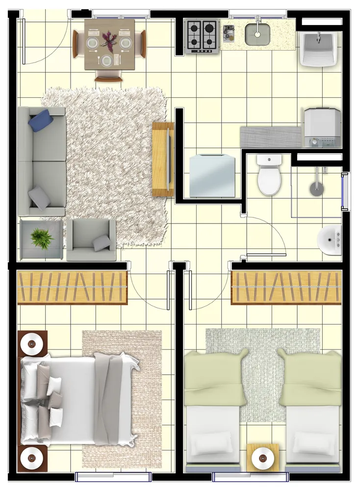 Apartamento, 2 quartos, 40 m² - Foto 6