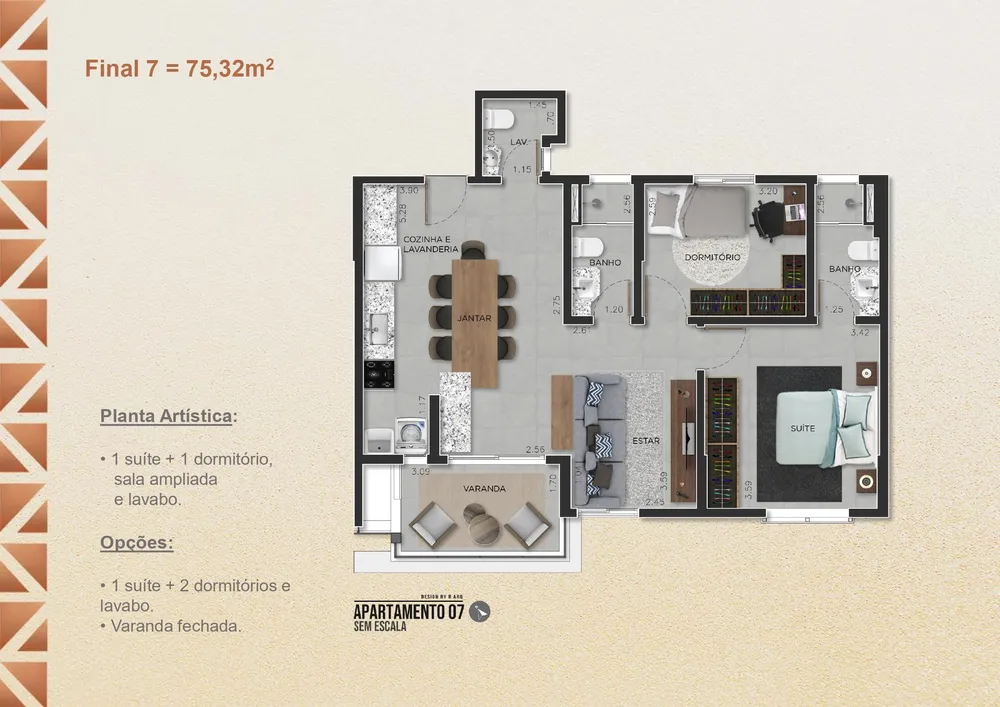 Apartamento, 3 quartos, 73 m² - Foto 16