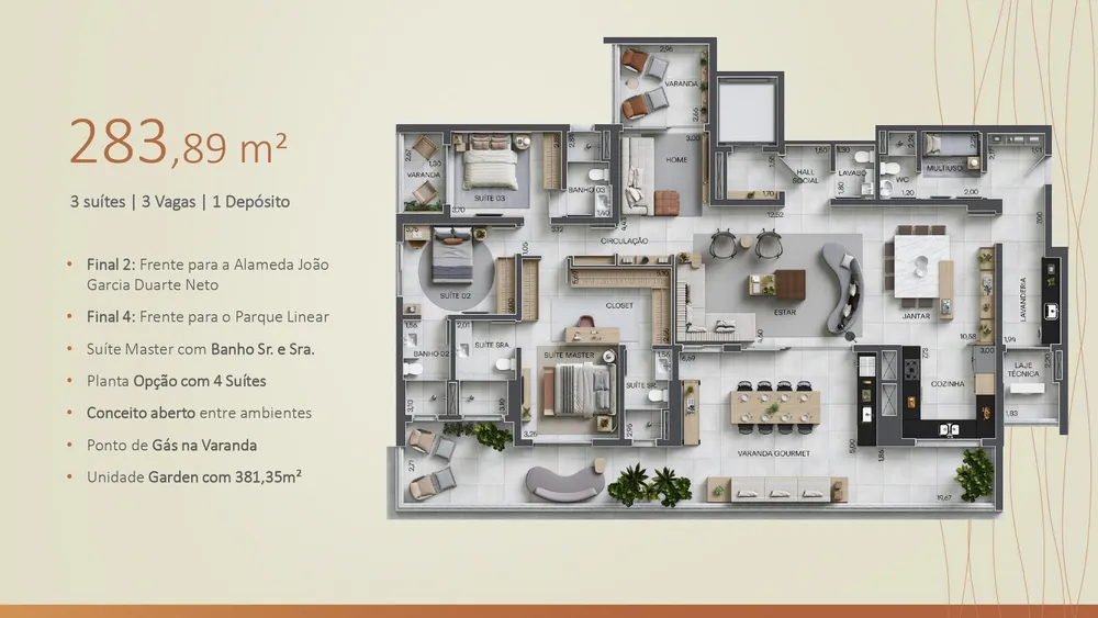 Apartamento, 4 quartos, 283 m² - Foto 5