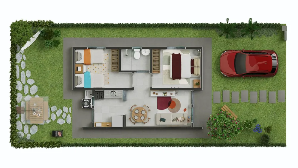 Casa, 2 quartos, 144 m² - Foto 2