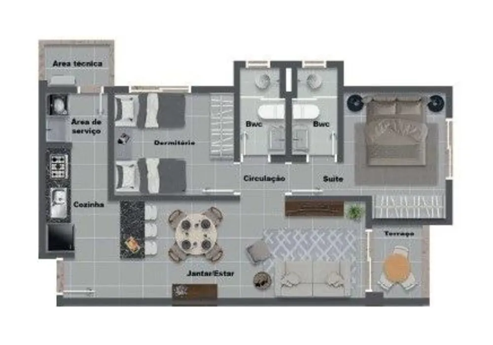 Apartamento, 2 quartos, 63 m² - Foto 6