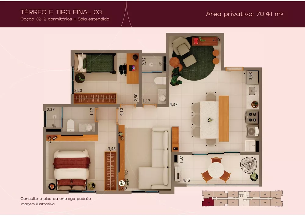 Apartamento, 3 quartos, 77 m² - Foto 10