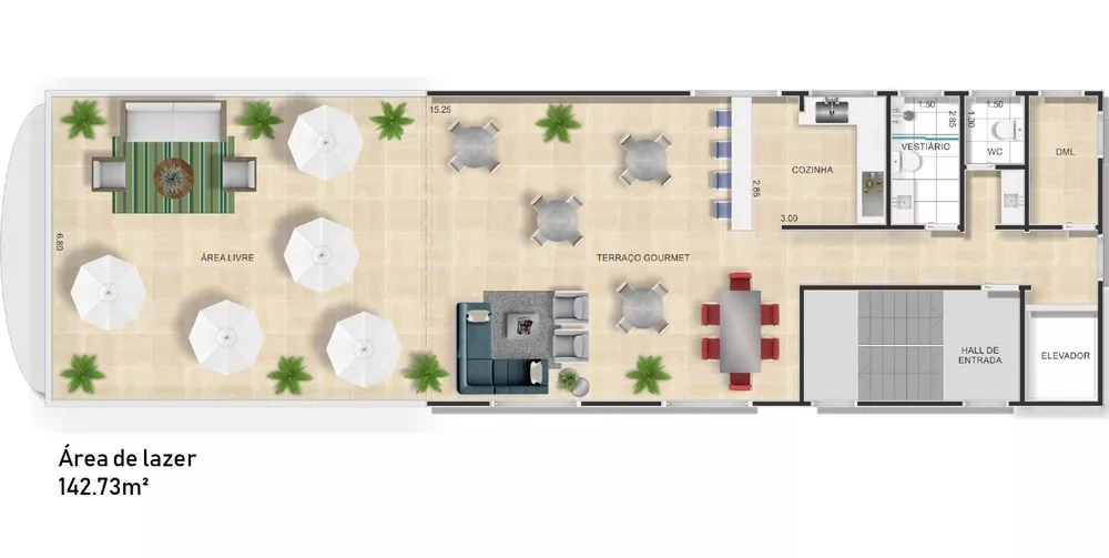 Apartamento, 2 quartos, 71 m² - Foto 3