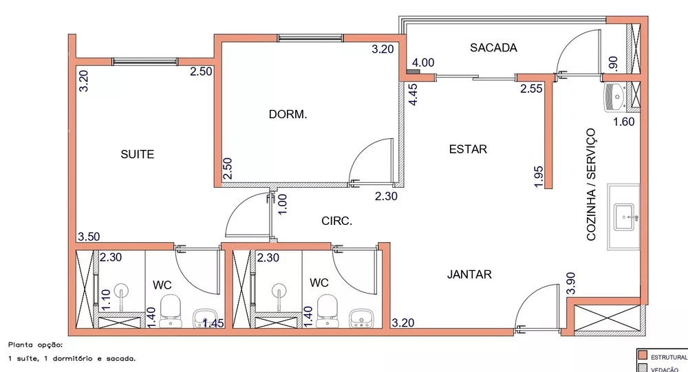 Apartamento, 2 quartos, 55 m² - Foto 12