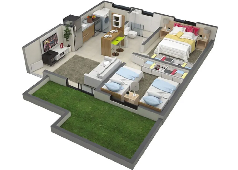 Apartamento, 2 quartos, 43 m² - Foto 10