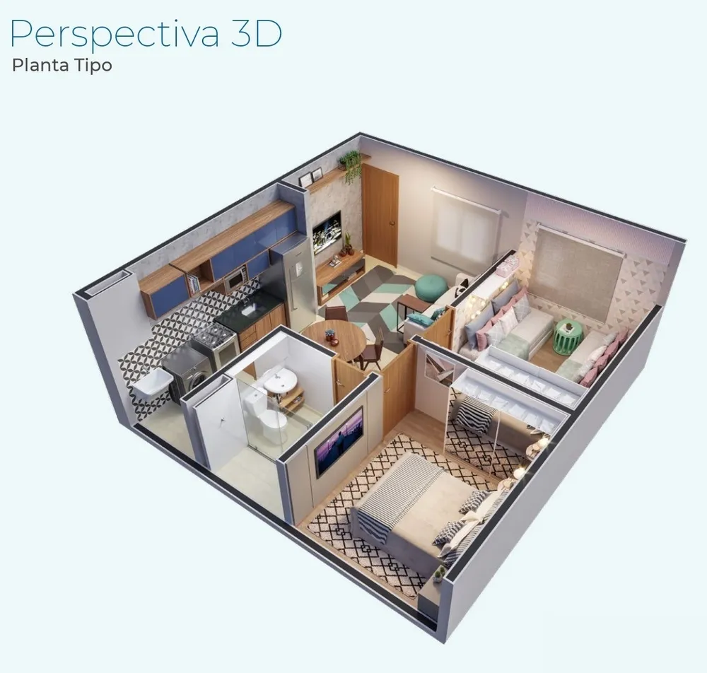 Apartamento, 2 quartos, 43 m² - Foto 7
