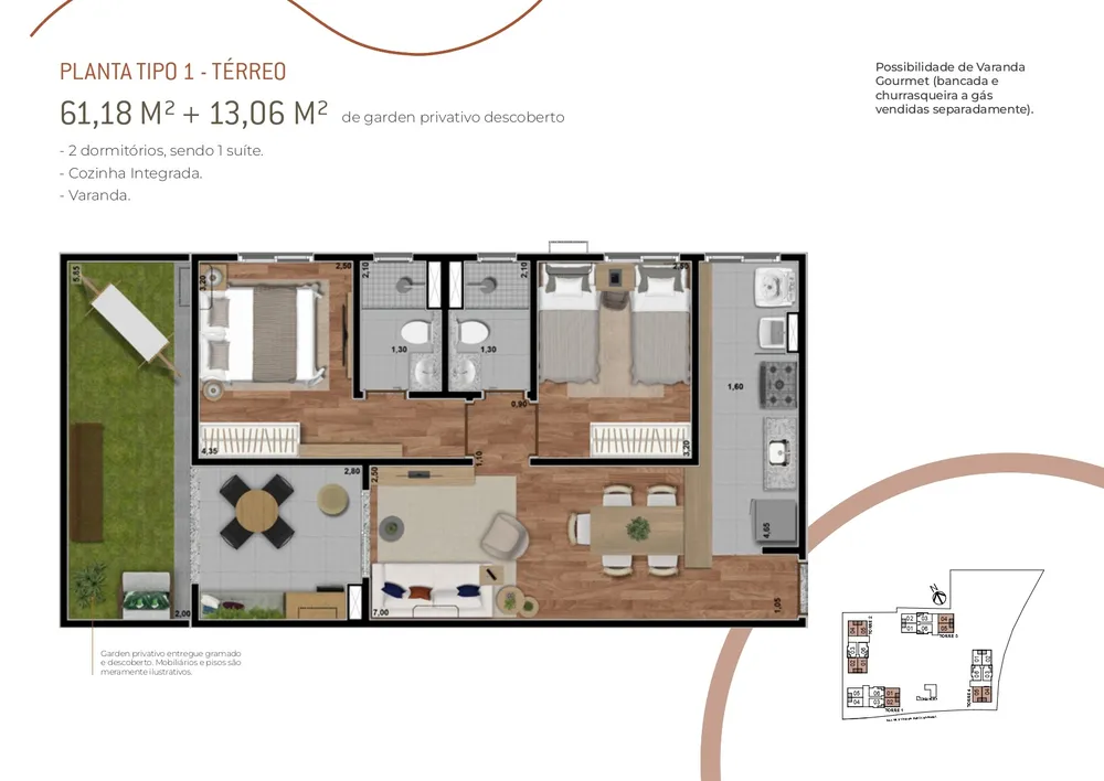 Apartamento, 2 quartos, 74 m² - Foto 12