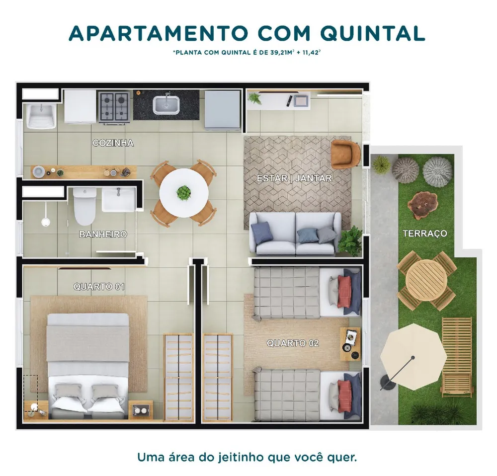 Apartamento, 2 quartos, 50 m² - Foto 13