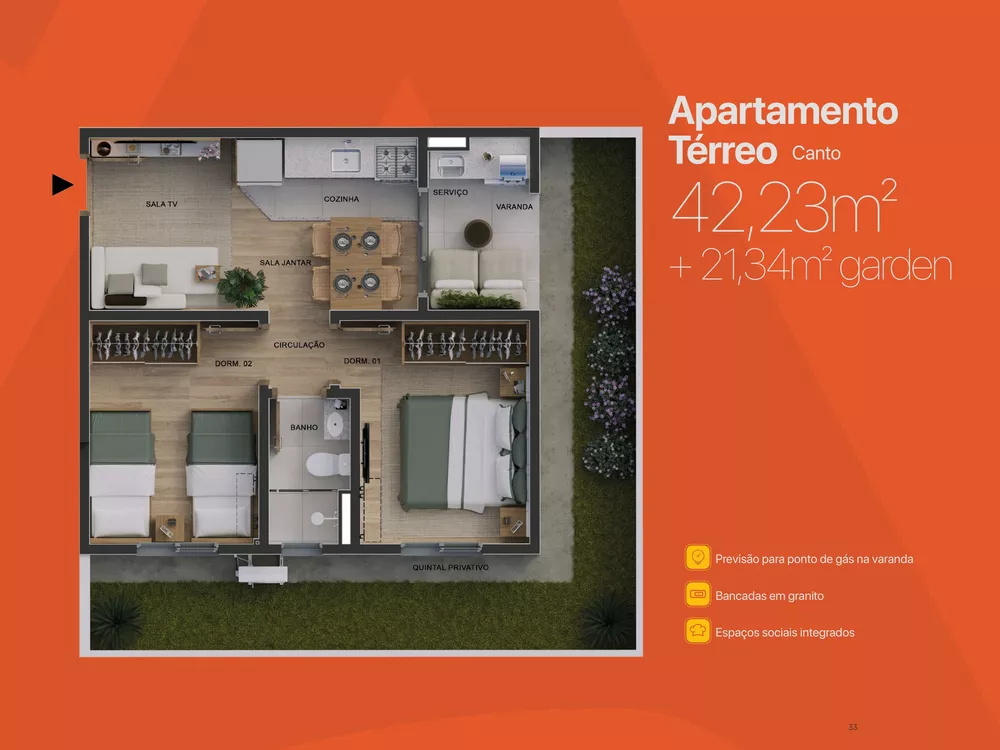 Apartamento, 2 quartos, 63 m² - Foto 4