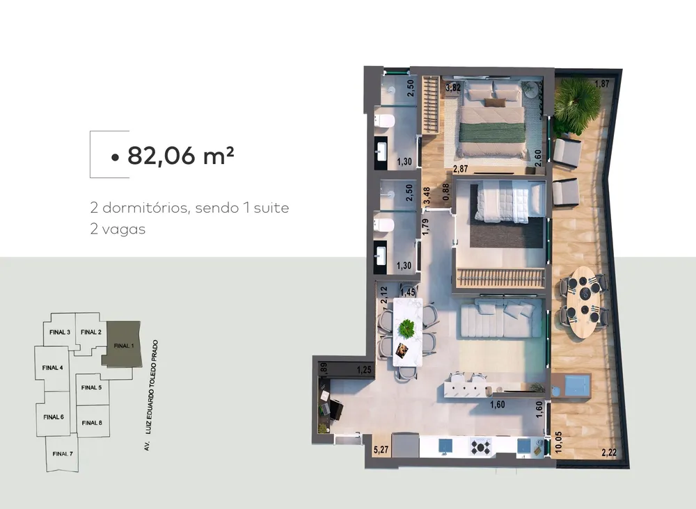 Apartamento, 2 quartos, 72 m² - Foto 11