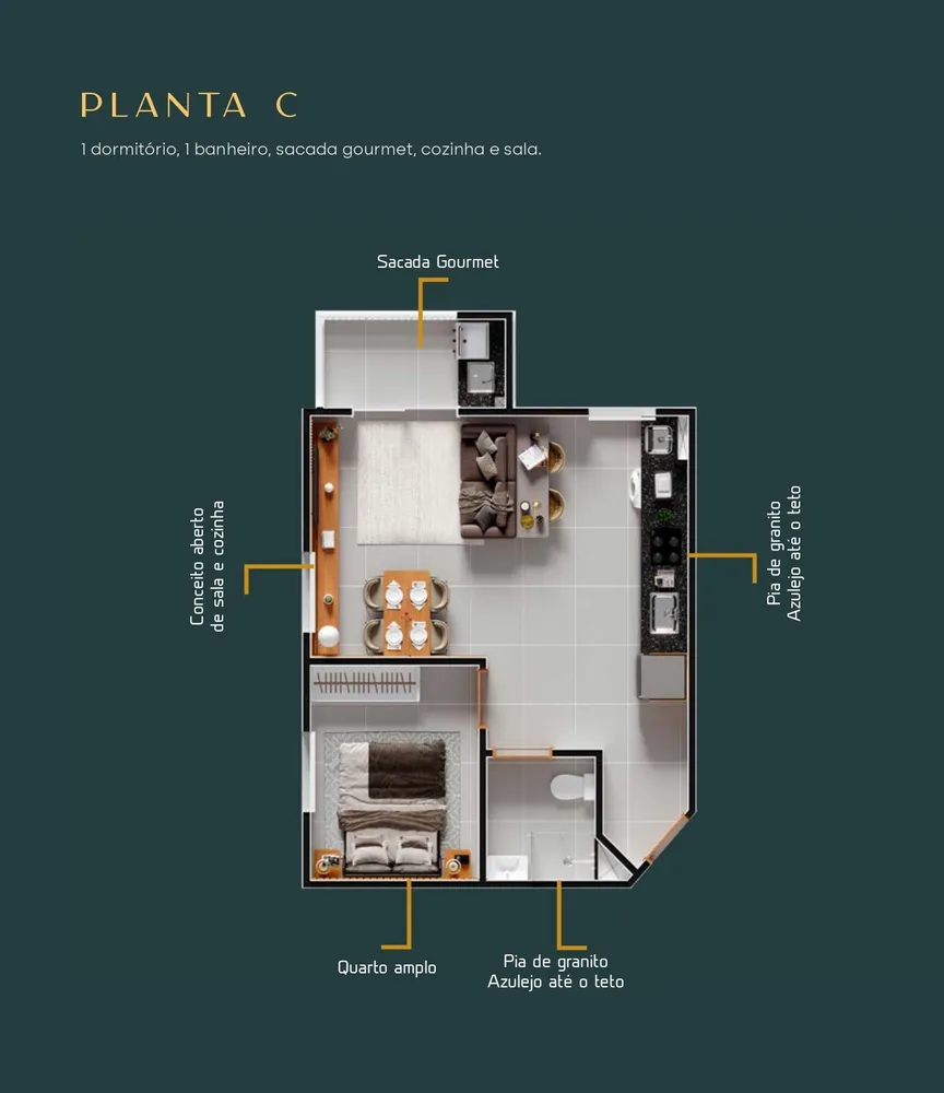 Apartamento, 2 quartos, 38 m² - Foto 6