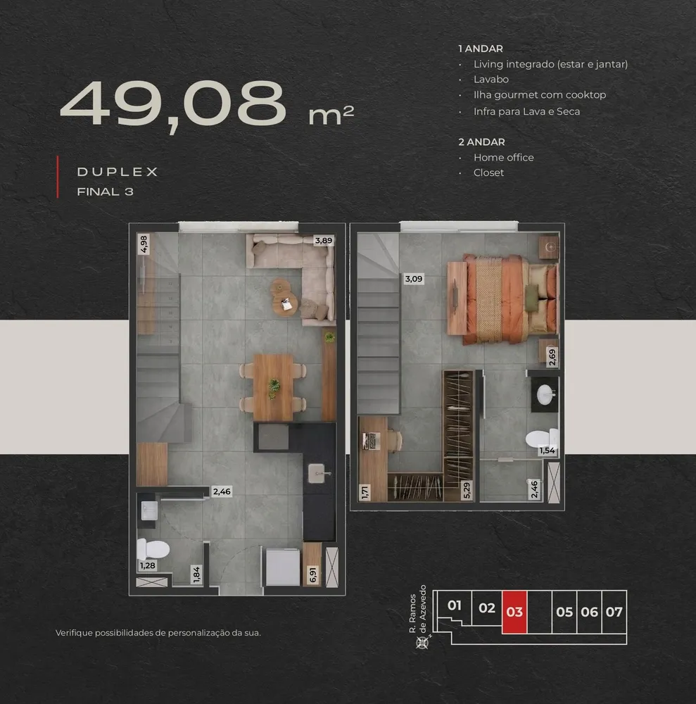 Apartamento, 1 quarto, 49 m² - Foto 12
