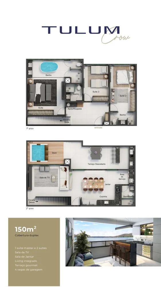 Cobertura, 3 quartos, 150 m² - Foto 6