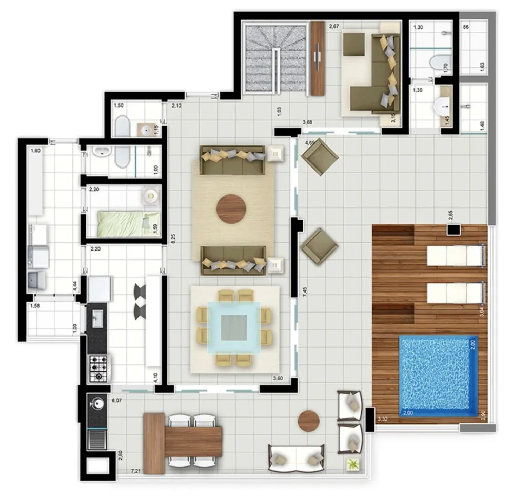 Cobertura, 4 quartos, 292 m² - Foto 15