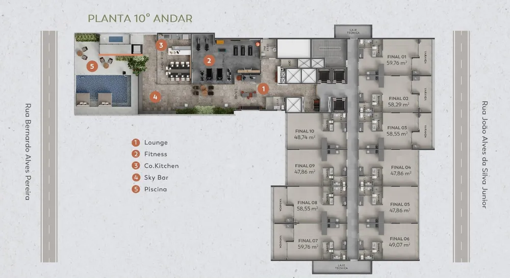 Apartamento, 1 quarto, 67 m² - Foto 9