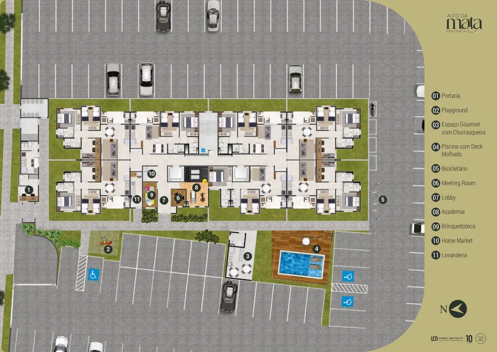 Apartamento, 3 quartos, 68 m² - Foto 2