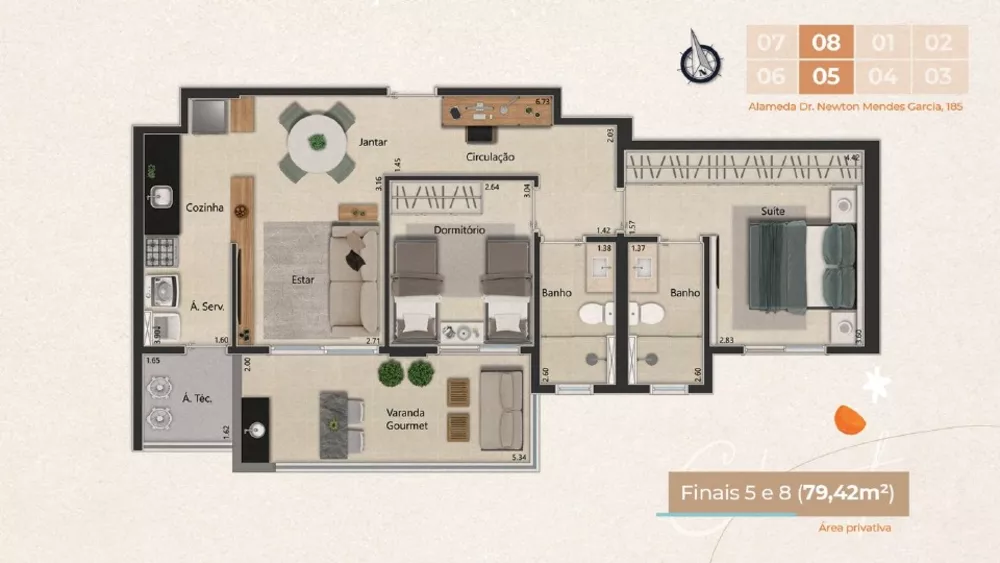 Apartamento, 2 quartos, 77 m² - Foto 11