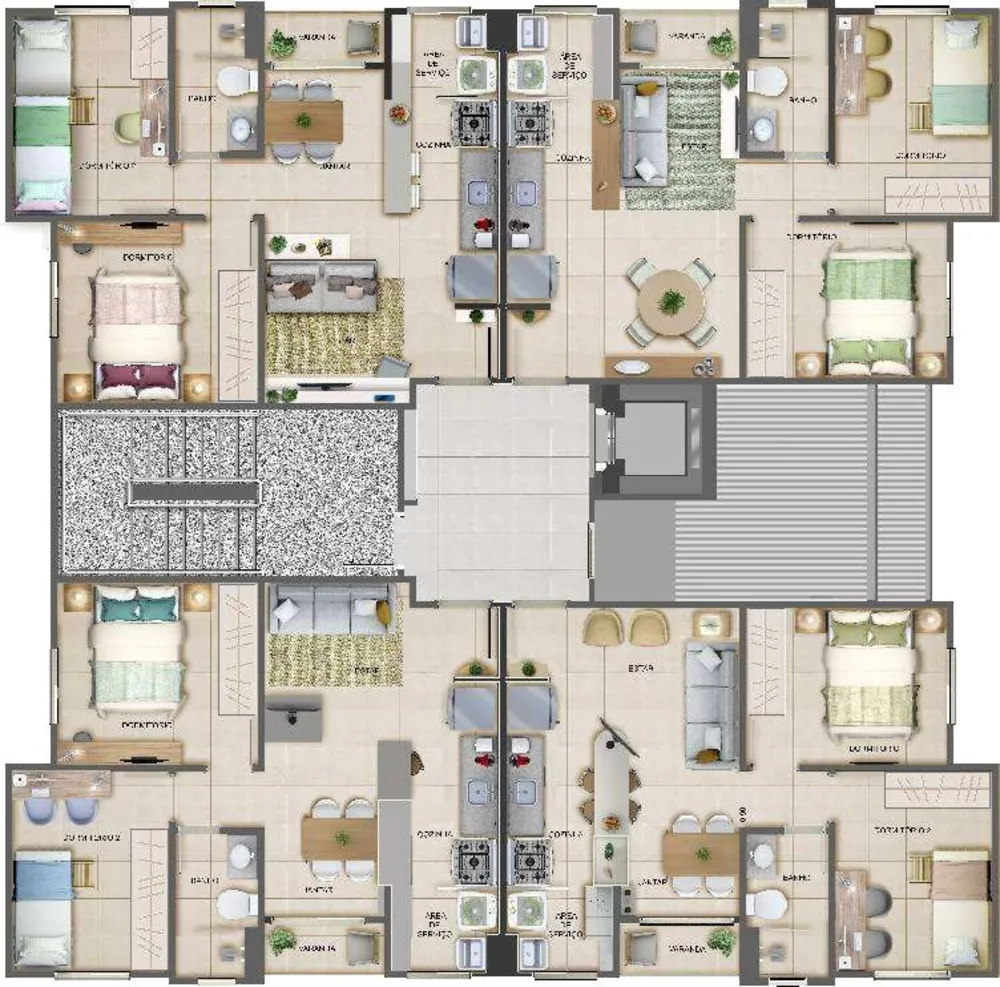 Apartamento, 2 quartos, 55 m² - Foto 7