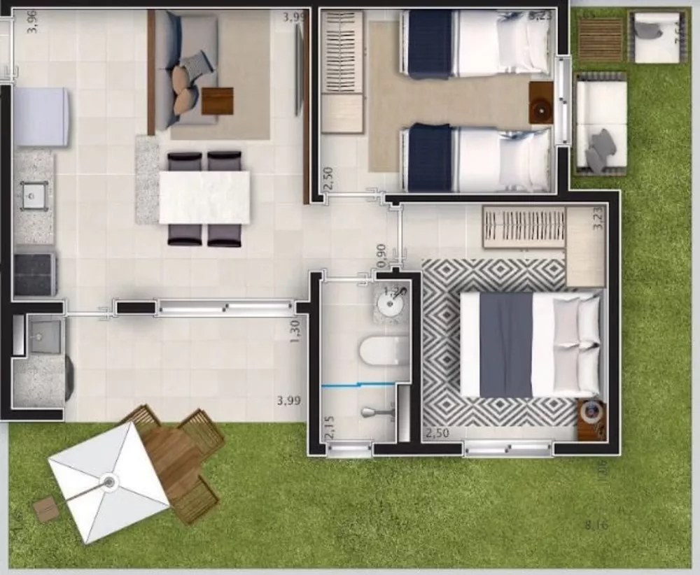 Apartamento, 2 quartos, 63 m² - Foto 10