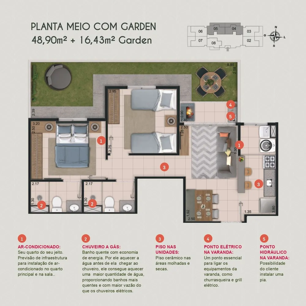 Apartamento, 2 quartos, 68 m² - Foto 9