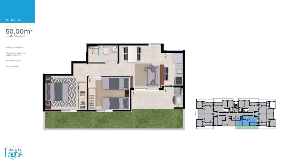 Apartamento, 2 quartos, 59 m² - Foto 10