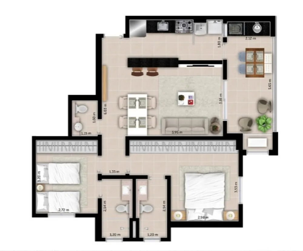 Apartamento, 2 quartos, 81 m² - Foto 15