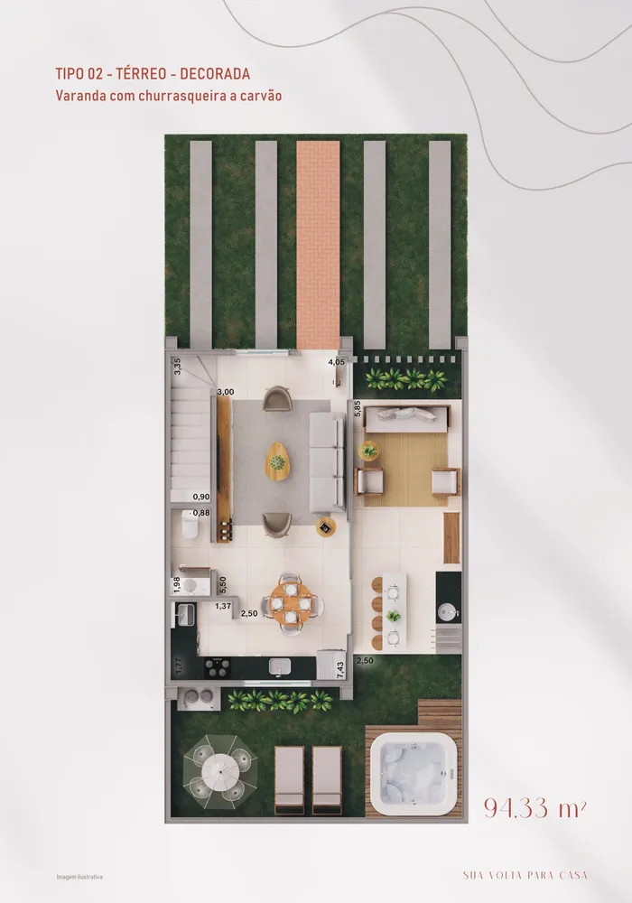 Casa, 3 quartos, 94 m² - Foto 6