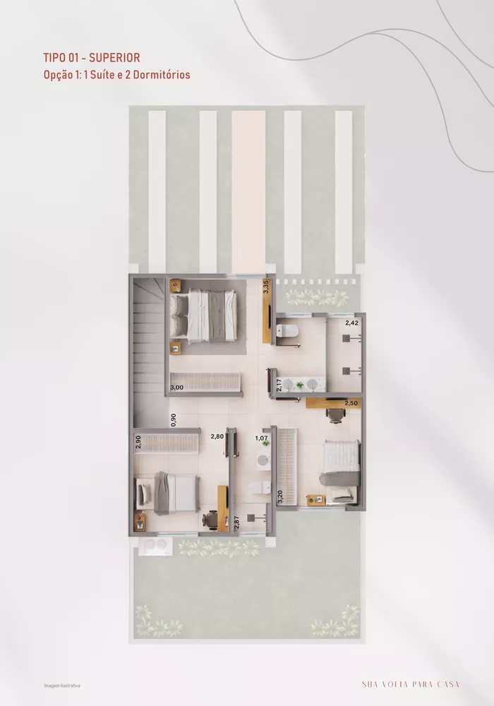Casa, 3 quartos, 94 m² - Foto 3