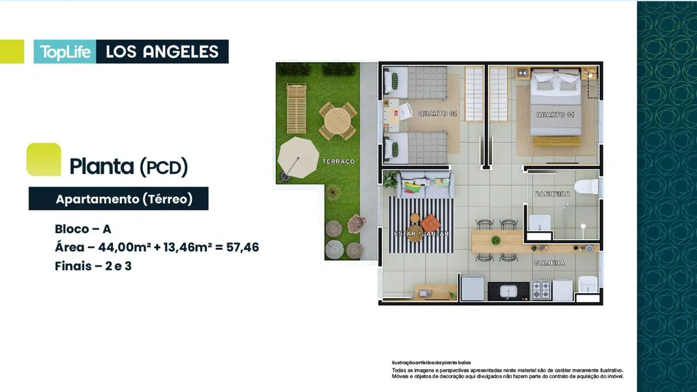 Apartamento, 2 quartos, 57 m² - Foto 12