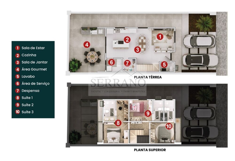 Casa de Condomínio, 3 quartos - Foto 3