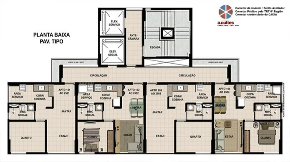 Apartamento, 1 quarto - Foto 5