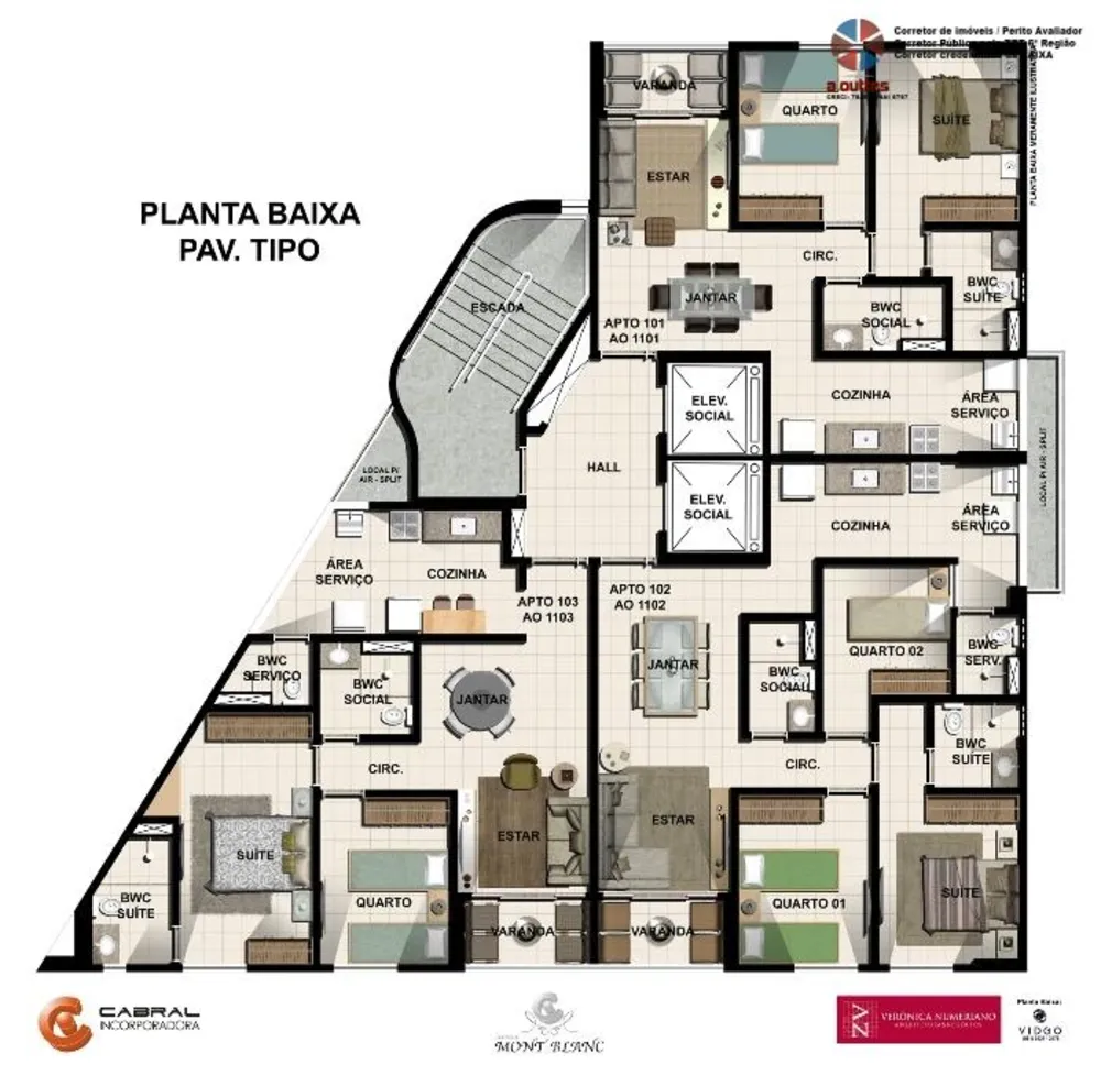 Apartamento, 2 quartos, 67 m² - Foto 3