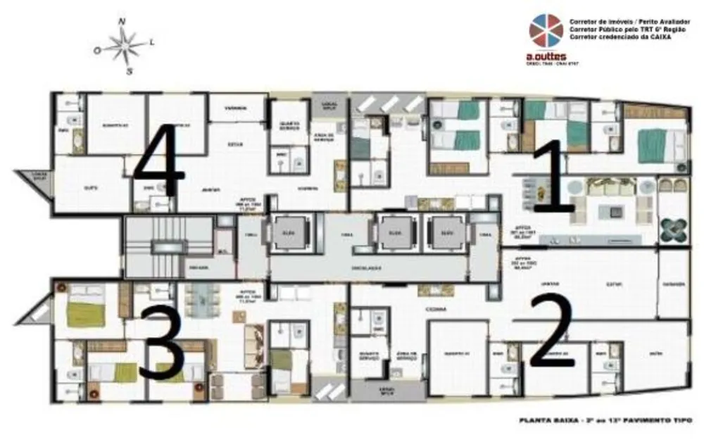 Apartamento, 3 quartos, 88 m² - Foto 3