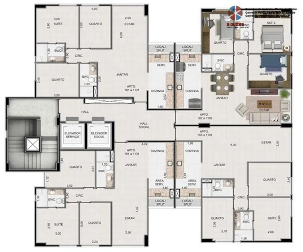 Apartamento, 3 quartos, 62 m² - Foto 5