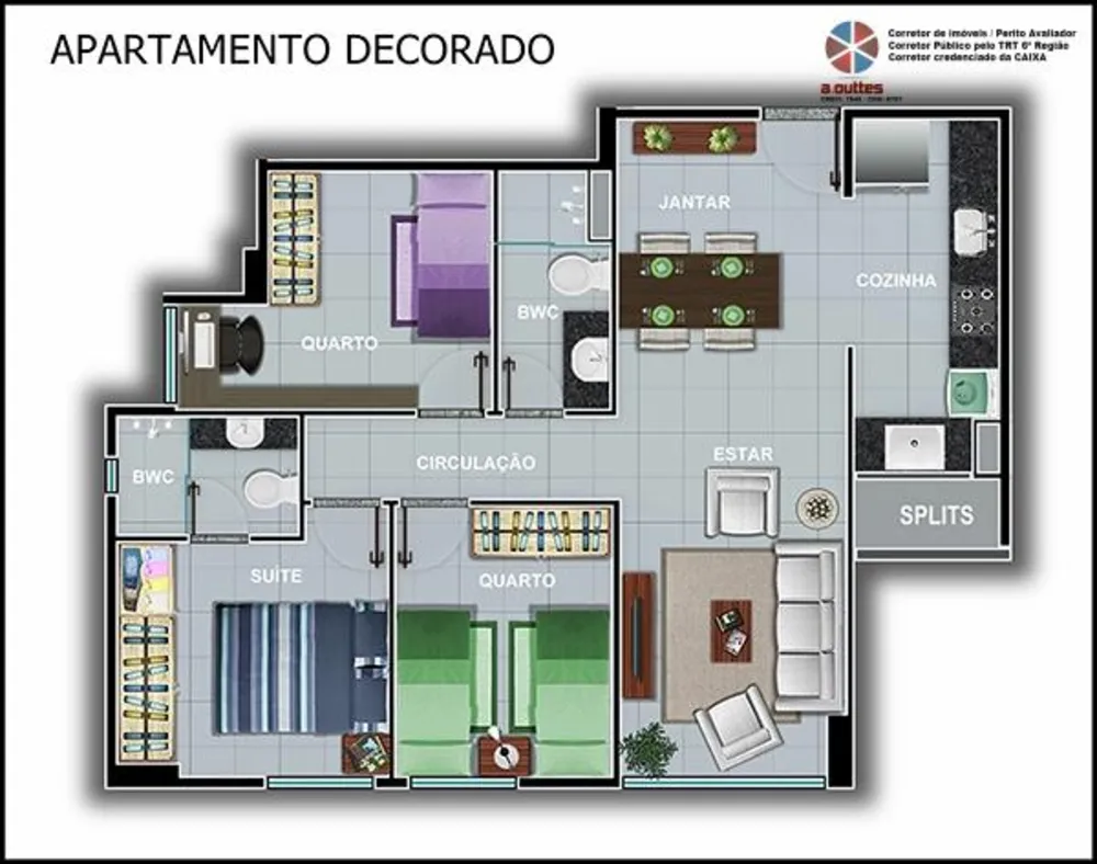 Apartamento, 3 quartos, 62 m² - Foto 6