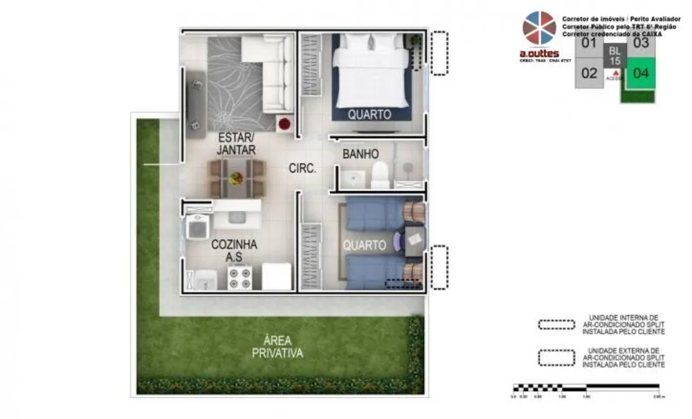 Apartamento, 2 quartos - Foto 4