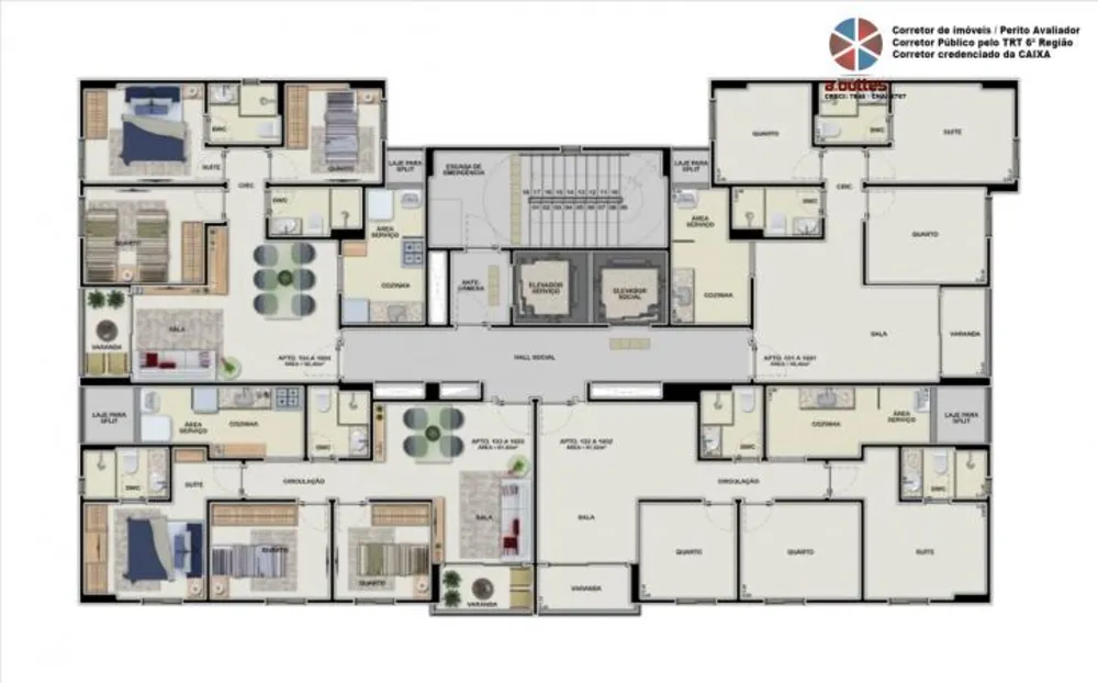 Apartamento, 3 quartos, 62 m² - Foto 7